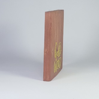 El Yapımı Masif Ahşap Düvar Süsü - 15x15 cm
