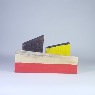 Eşsiz Minik Sokak Canlandırması - Ahşap ve Doğanın Buluşması (21x12x9 cm.)