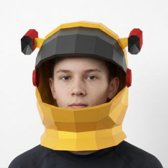 Astronot Kaskı – 3D Maket Şablonu (Kendin Yap) PDF dijital indirme dosyası