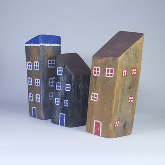 El Yapımı ahşap Kitap Tutacağı, Masa Süsü 18x7x6 cm,14.5x7x6 cm,19,5x7x7 cm.)