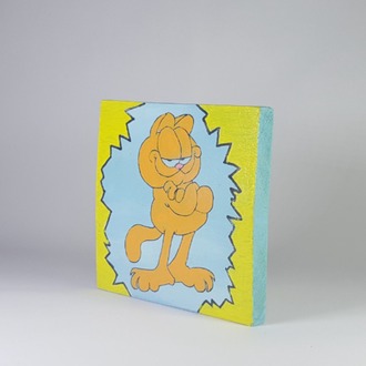 El Yapımı Masif Ahşap Duvar Süsü - 15x15 cm