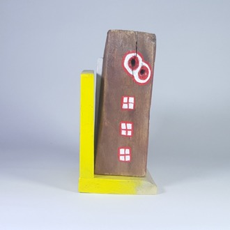 Ahşap ve Doğanın Buluşması (18x14,5x8,5 cm.) -Eşsiz Minik Sokak Canlandırması -