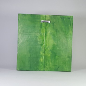 El Yapımı Masif Ahşap Duvar Süsü - 15x15 cm