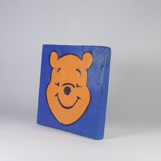 El Yapımı Masif Ahşap Duvar Süsü - 15x15 cm