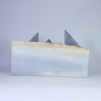 3 Boyutlu Sokak Canlandırması - Ahşap ve Doğanın Buluşması (30x18x9 cm.)