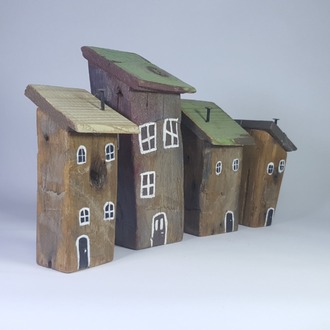El Yapımı ahşap Kitap Tutacağı, Masa Süsü (35x20x6 cm.)