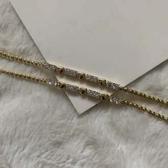 Xuping | 14K Kalpli & Suyolu Bileklik