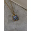 Butterfly Vintage Çerçeve Çelik Kolye