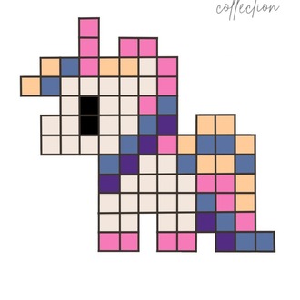 Piksel Art Unicorn 