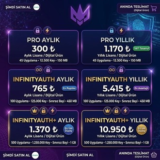 InfinityAuth Yıllık
