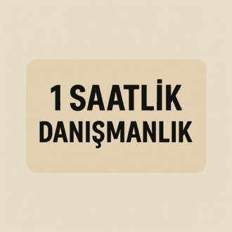 1 Saatlik Danismanlik