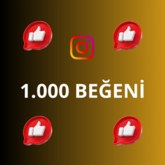 1.000 Instagram Beğeni