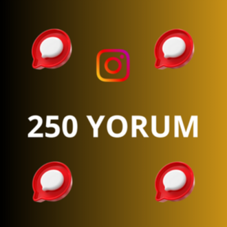 250 Instagram Yorum