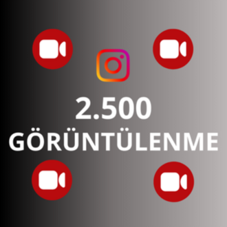 2.500 Instagram Video Görüntülenme
