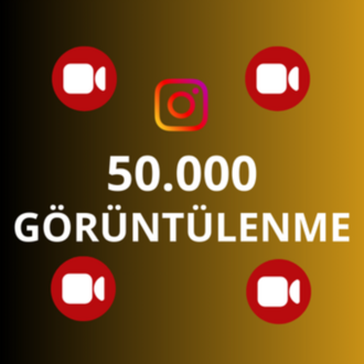 50.000 Instagram Video Görüntülenme