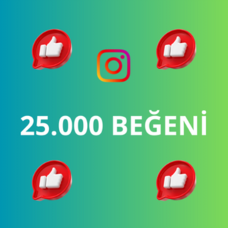 25.000 Instagram Beğeni
