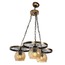AVONNI AV-4150-3E Eskitme Kaplama Modern Avize E27 Metal Cam 81cm