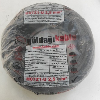Göldağı 2.5 MM Nya Kablo Helojen Free 100 Mt lik