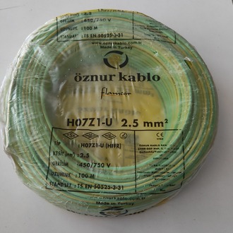Öznur 2.5 MM Nya Kablo Helojen Free fırsat 