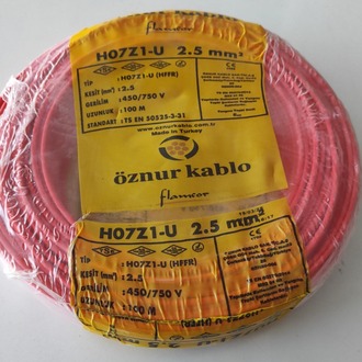 Öznur 2.5 MM Nya Kablo Helojen Free fırsat 