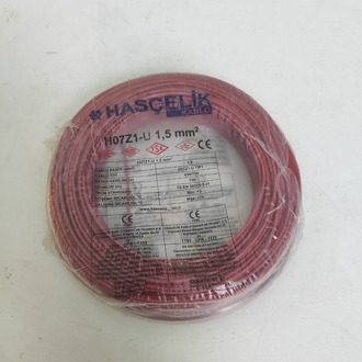 Has çelik 1.5 MM Nya Kablo Helojen Free 100 Mt lik paketli 
