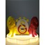 Takım figürlü USB girişli gece lambası-Galatasaray
