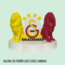 Takım figürlü USB girişli gece lambası-Galatasaray