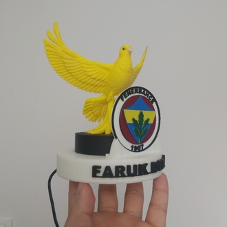 Fenerbahçe LED'li kanarya figür