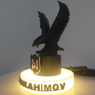 Takım figürlü USB girişli gece lambası-Beşiktaş