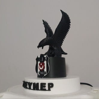 Takım figürlü USB girişli gece lambası-Beşiktaş