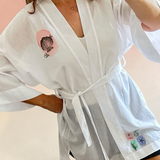Kimono, hand-painted • Colorbox