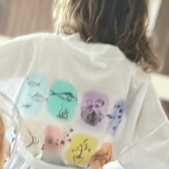 Kimono, hand-painted • Colorbox