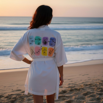 Kimono, hand-painted • Colorbox