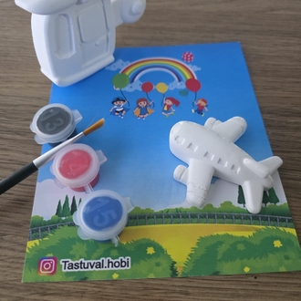 2li uçaklar boyama seti
