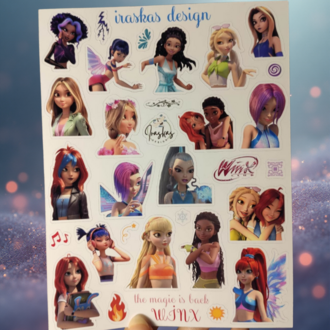 2'li Winx Club - The Magic is Back Sticker Seti