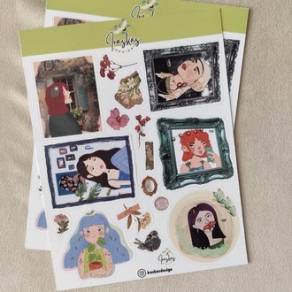 2'li Kinda Girly Sticker Seti