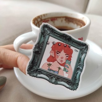 2'li Kinda Girly Sticker Seti