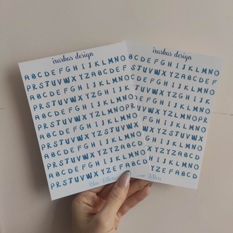 2'li Blue Letter Serisi