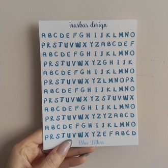 2'li Blue Letter Serisi