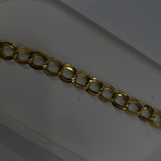 Kalın Zincir Gold Bileklik