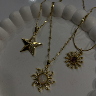 Güneş Gold Kolye