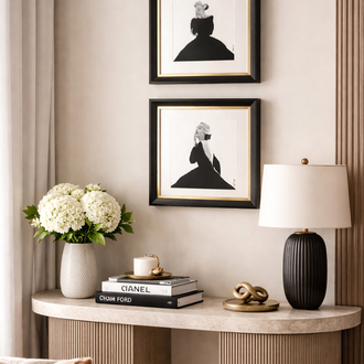 İkili canvas tablo çerçeveli