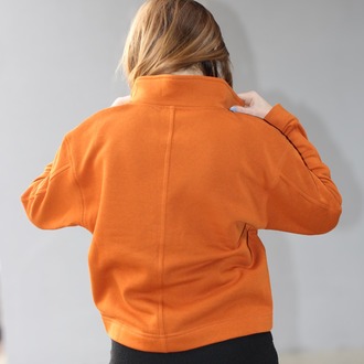 Kremit Bloom Crop Hakim Yaka Sweatshirt