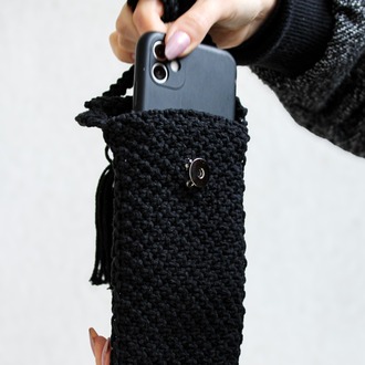 Noira Makrome Telefon Çantası/ Noira Macramé Phone Bag