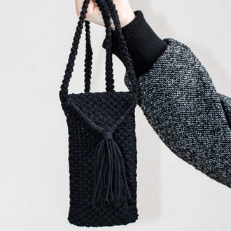 Noira Makrome Telefon Çantası/ Noira Macramé Phone Bag