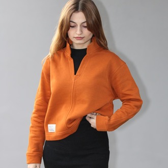 Kremit Bloom Crop Hakim Yaka Sweatshirt