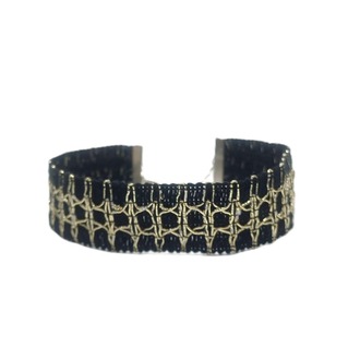 Altın İşlemeli Choker ve Bileklik Seti