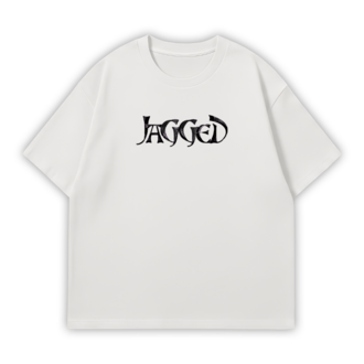 Jagged FANMADE Oversize T-Shirt Beyaz
