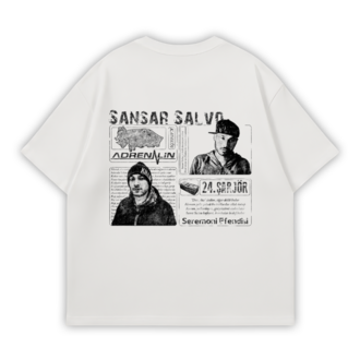 SVNSVR SVLVO FANMADE Oversize T-Shirt Beyaz