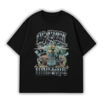 AÇKURT MIXTAPE SİYAH OVERSIZE T-SHIRT
